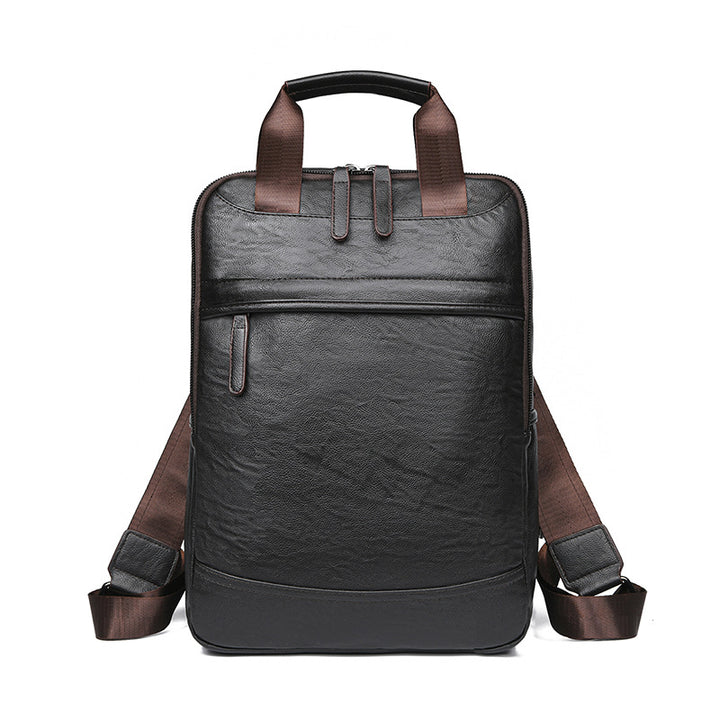 Sophisticated Leather Laptop Backpack Bowlift