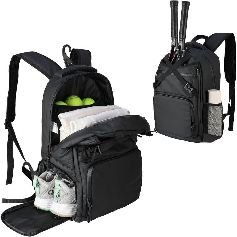 Sporty backpack with separate shoe compartment and multifunctional pockets Bowlift