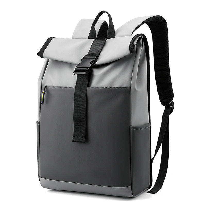 Stylish Roll-Top Waterproof Backpack Bowlift
