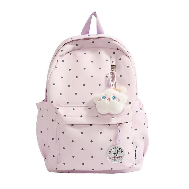 Playful Polka Dot Backpack Bowlift