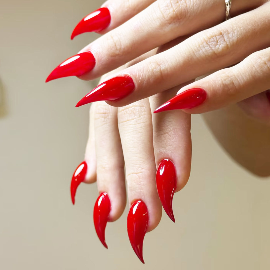 Sleek Stiletto Nail Enhancements Bowlift