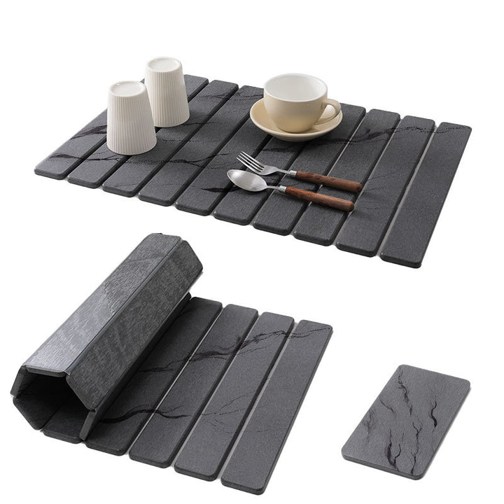Elegant Marble Design Kitchen Placemats
