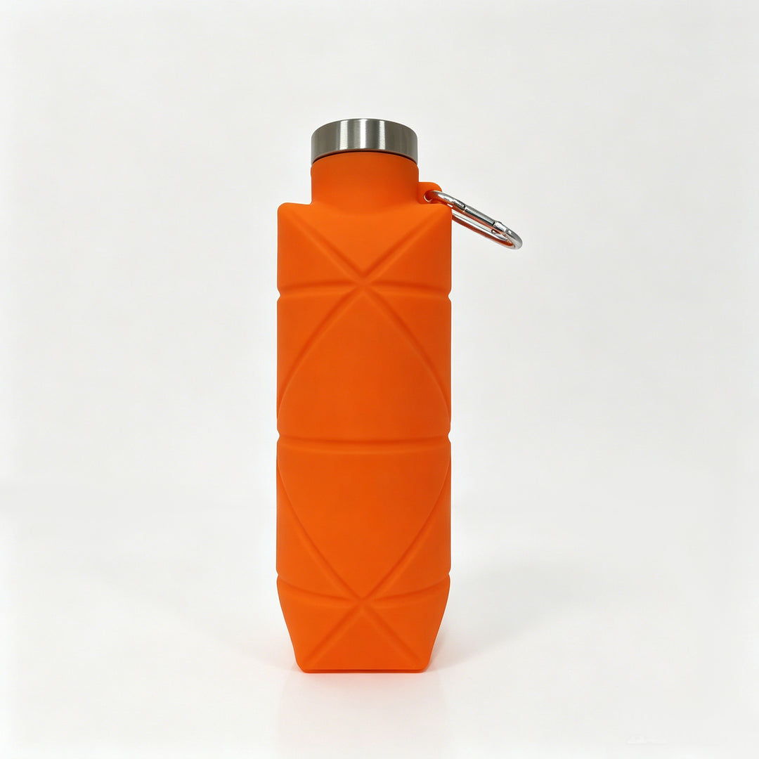Insulated Geometric Silicone Sleeve Water Bottle Bowlift