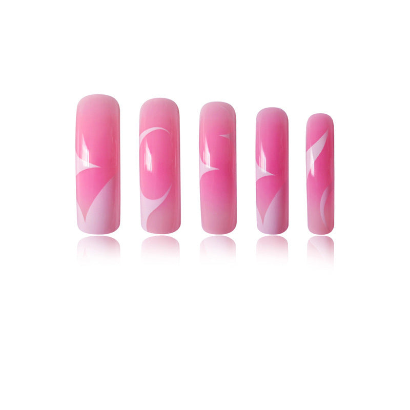 Artistic Long Nail Extensions Bowlift