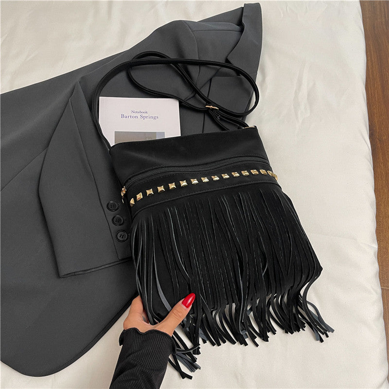 Stylish Fringe Crossbody Bag Bowlift