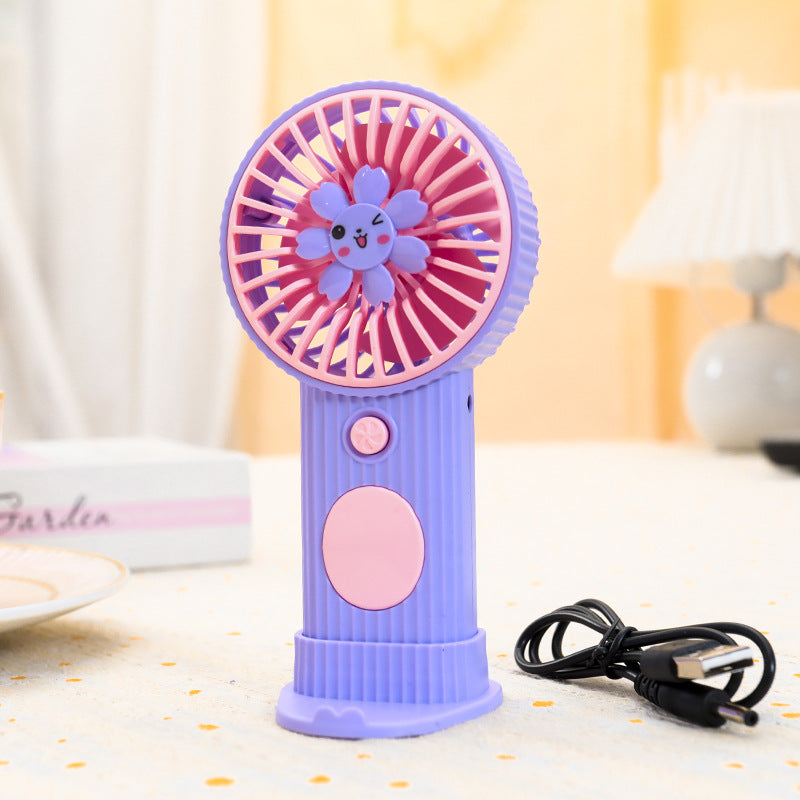 Ladies Portable Handheld Fan Bowlift