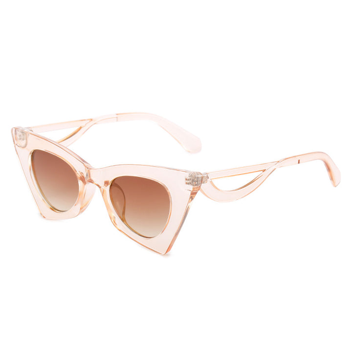 Women's Cat-Eye Sunglasses with Elegant Design Elements Bowlift