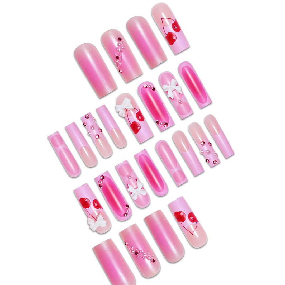 Creative Artistic Press-On Nails Bowlift