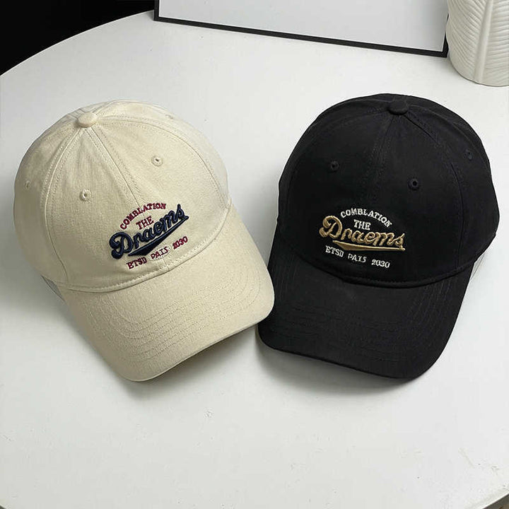 Unisex Vintage-Inspired Embroidered Baseball Cap Bowlift