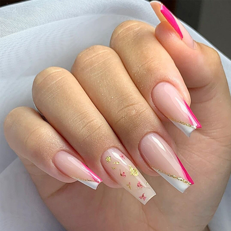 Glamorous Glittery Stiletto Press-On Nails Bowlift