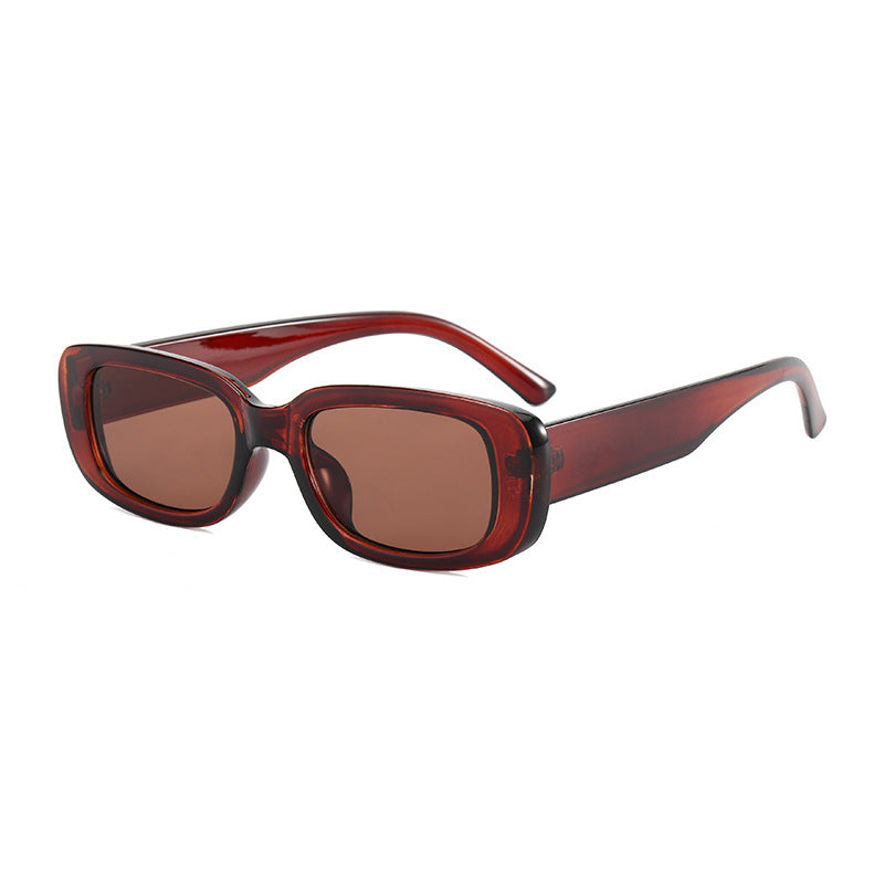 Women's stylish retro sunglasses with rectangular frame Bowlift