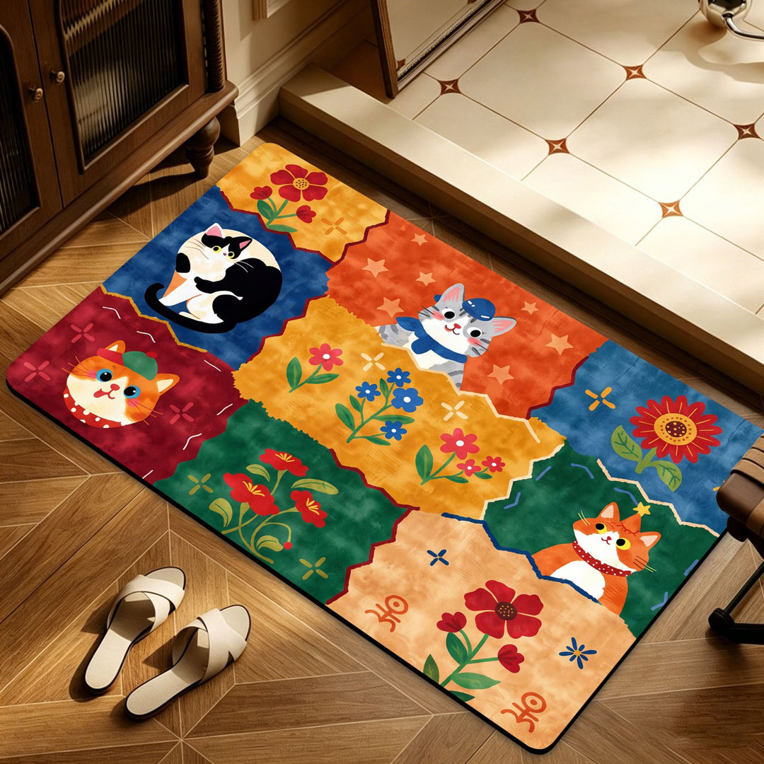 Heart Pattern Decorative Area Rug Bowlift