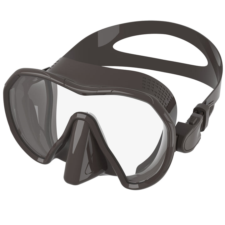 Diving mask with wide field of vision and innovative anti-fog technology Bowlift