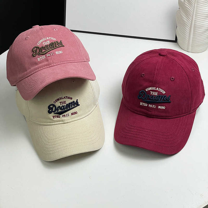 Unisex Vintage-Inspired Embroidered Baseball Cap Bowlift