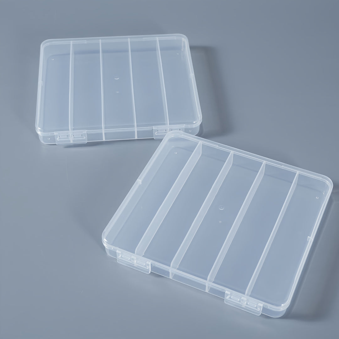 Transparent Adjustable Divider Storage Case Bowlift