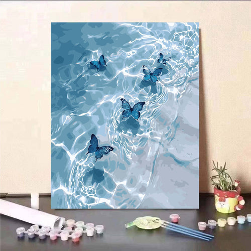 Floral Fantasy Paint by Numbers Wall Art Bowlift
