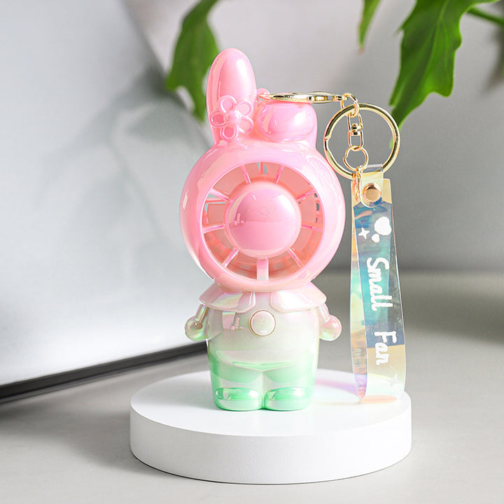 Unisex Portable Mini Fan in Cute Rabbit Design Bowlift