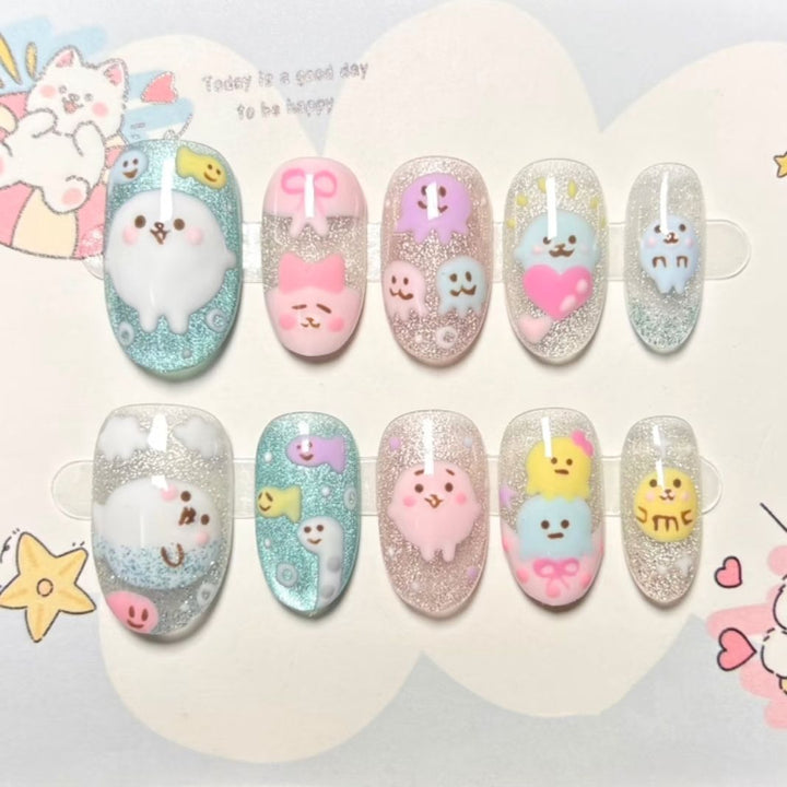 Artistic Ombre Glitter Nail Art Set Bowlift