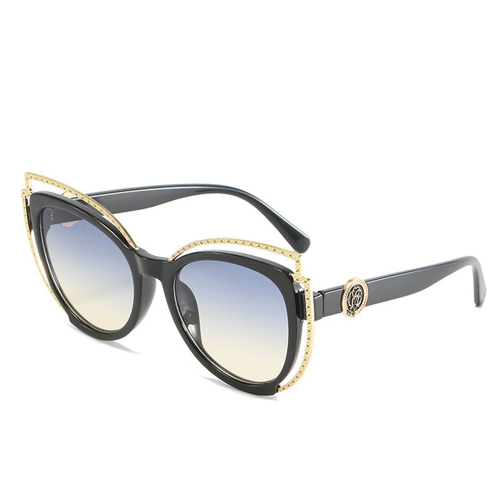 Luxury Decorative Cat-Eye Sunglasses Bowlift