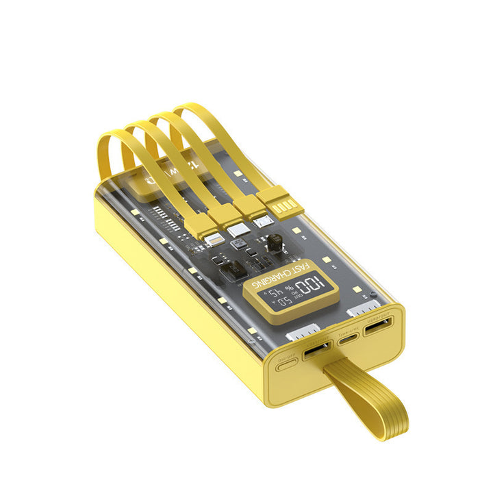 Portable power bank with state-of-the-art charging insight and USB-C support Bowlift