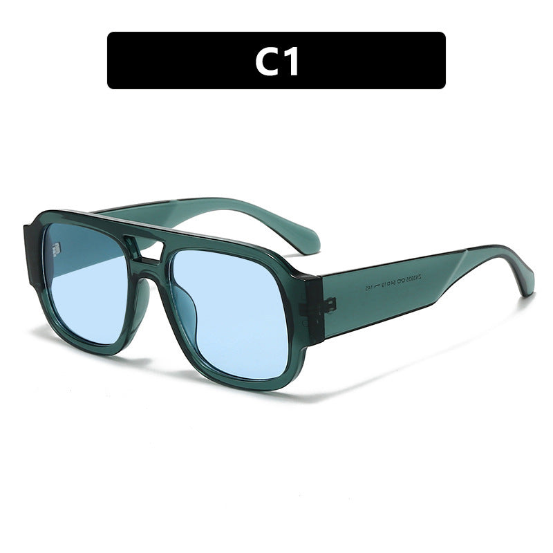 Ladies modern sunglasses in elegant rectangular design Bowlift