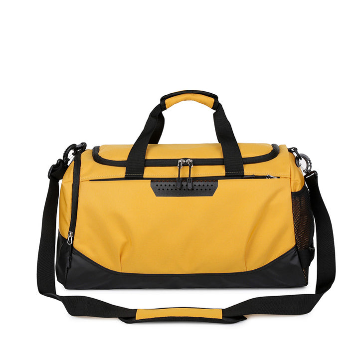 Sporty duffel bag with innovative compartment layout Bowlift