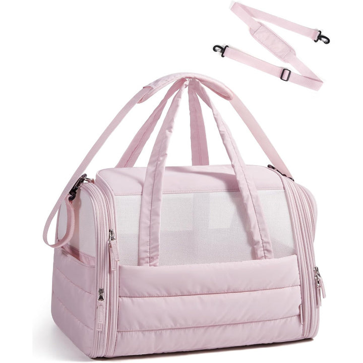 Pet Carrier Bag with Ventilation Mesh Bowlift