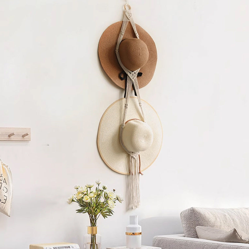 Stylish Macrame Hat Organizer Bowlift