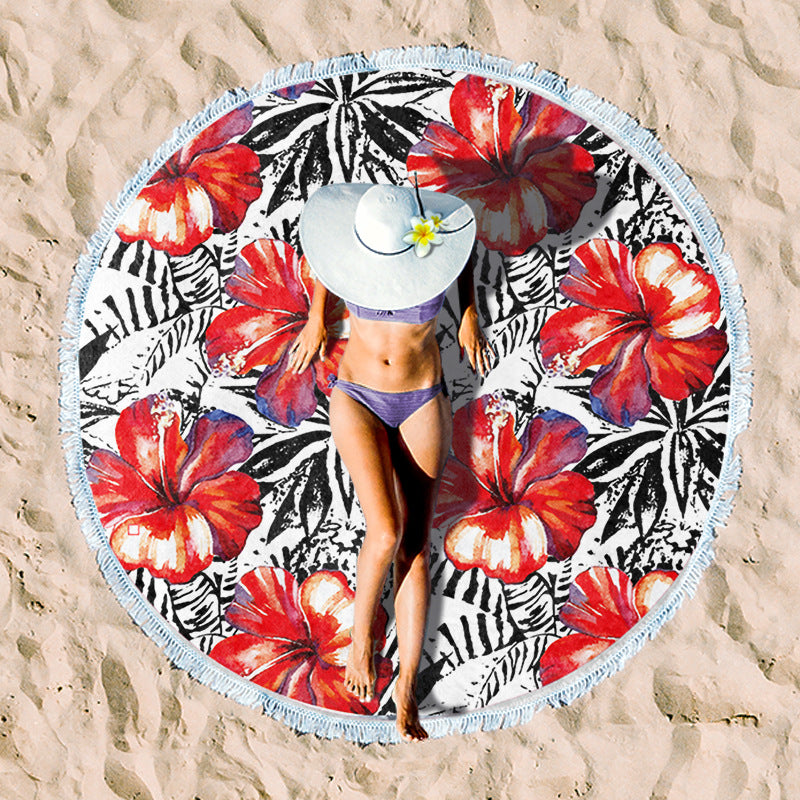Rundstrand towel with unique sunset design Bowlift