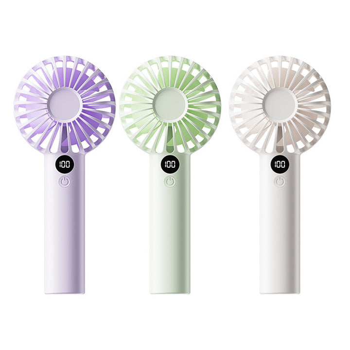Portable Handheld Cooling Fan with LED Display Bowlift