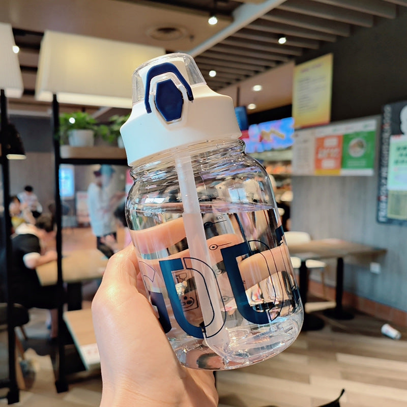 Ladies Ergonomic Water Bottle with Leak-Proof Lid Bowlift