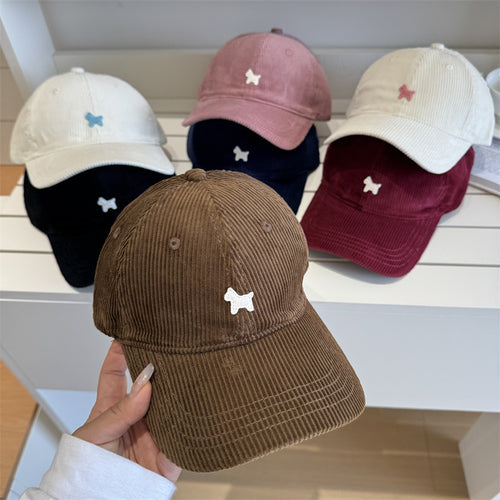 Women's Corduroy Baseball Cap Bowlift