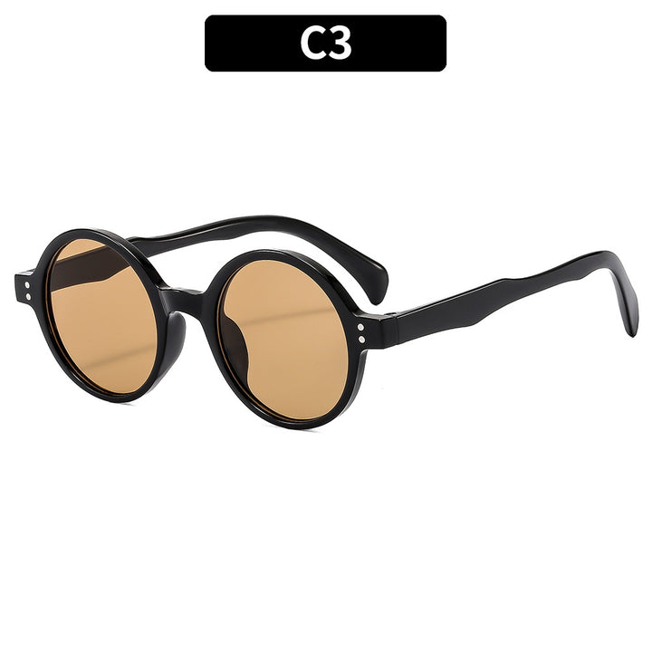 Classic Style Stylish Round Frame Sunglasses