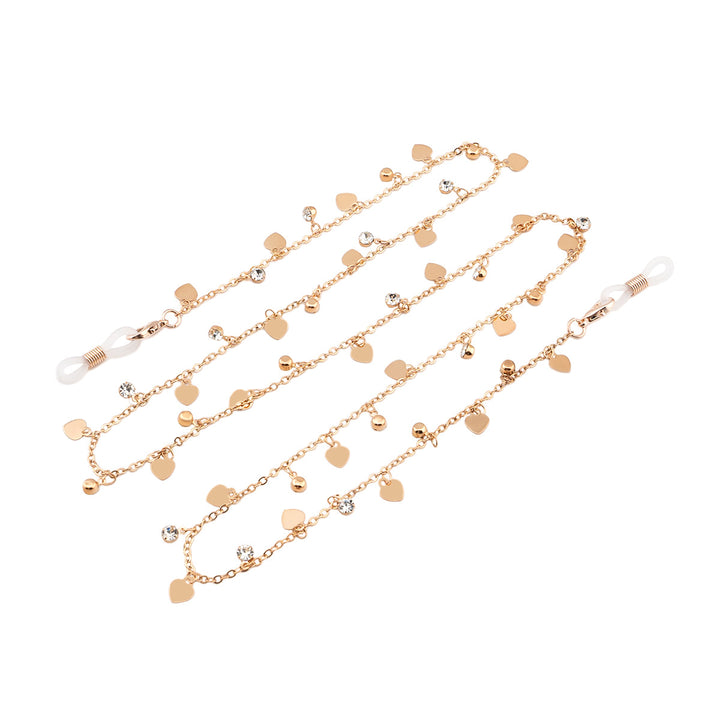 Decorative Heart-Shaped Eyewear Chain Bowlift