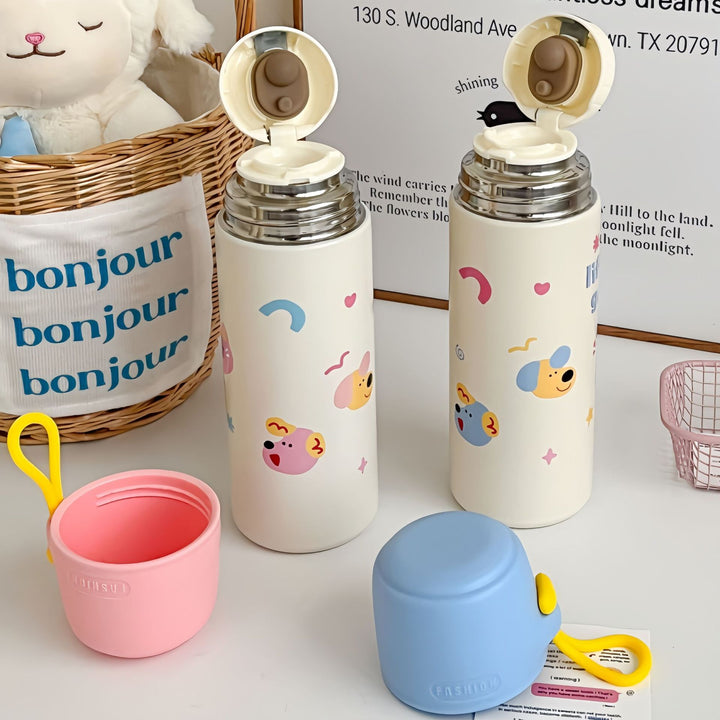 Women Insulated Water Bottle with Playful Design Bowlift
