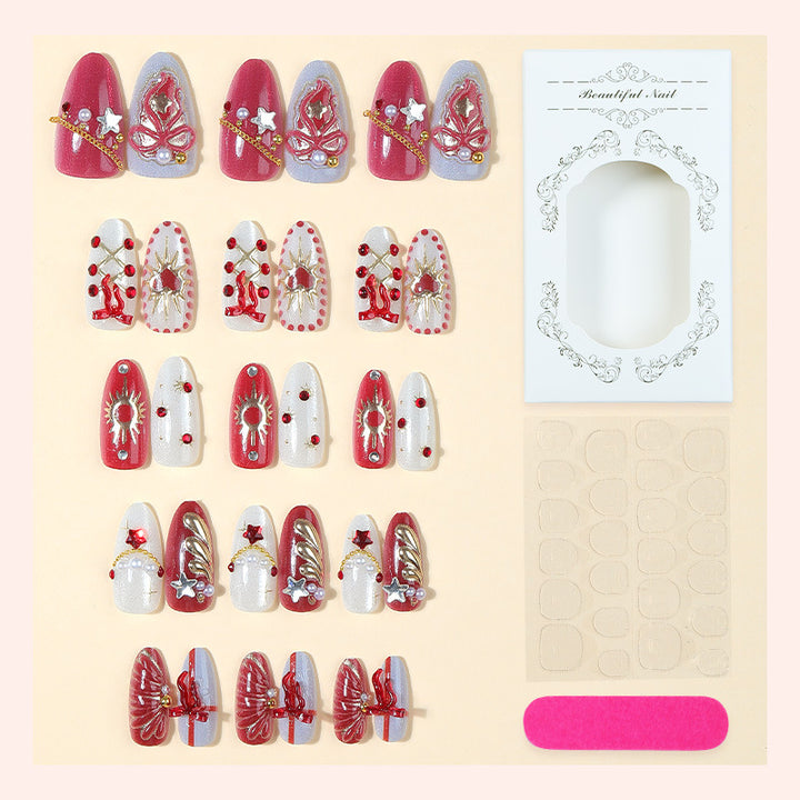 Holiday-Themed Press-On Nail Art Collection Bowlift