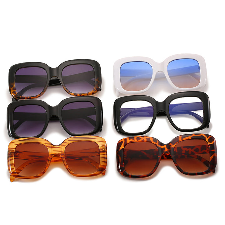 Women's oversized square sunglasses with high-quality plastic frame Bowlift