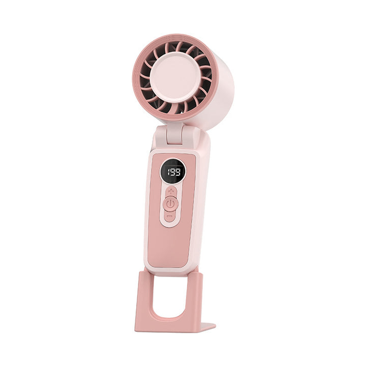 Women Portable Mini High-Performance Fan with Digital Control Bowlift