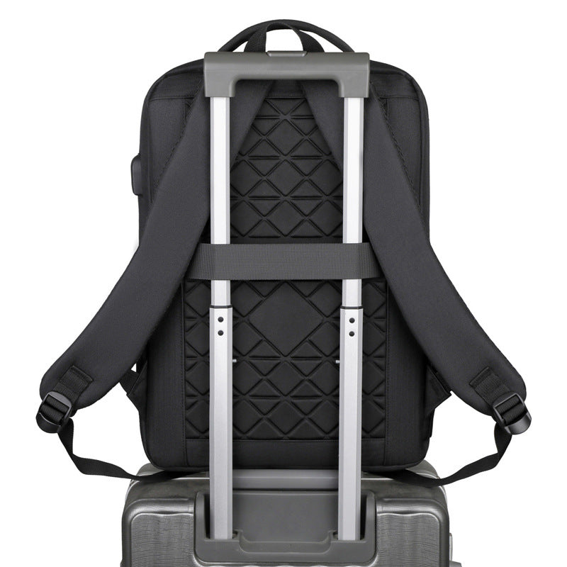 Multi-Compartment Urban Travel Backpack Bowlift