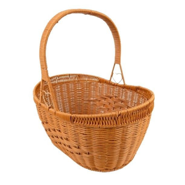 Ladies Handmade Rattan Shopping Basket Bowlift