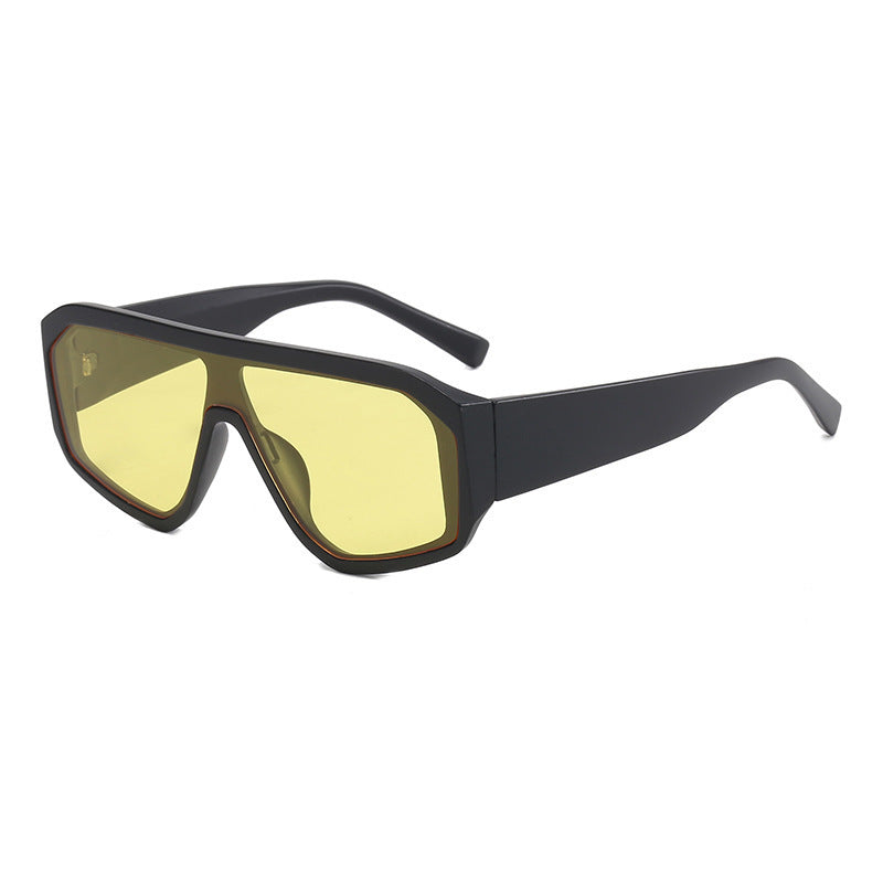 Women's oversized sunglasses in modern design with wide frame Bowlift