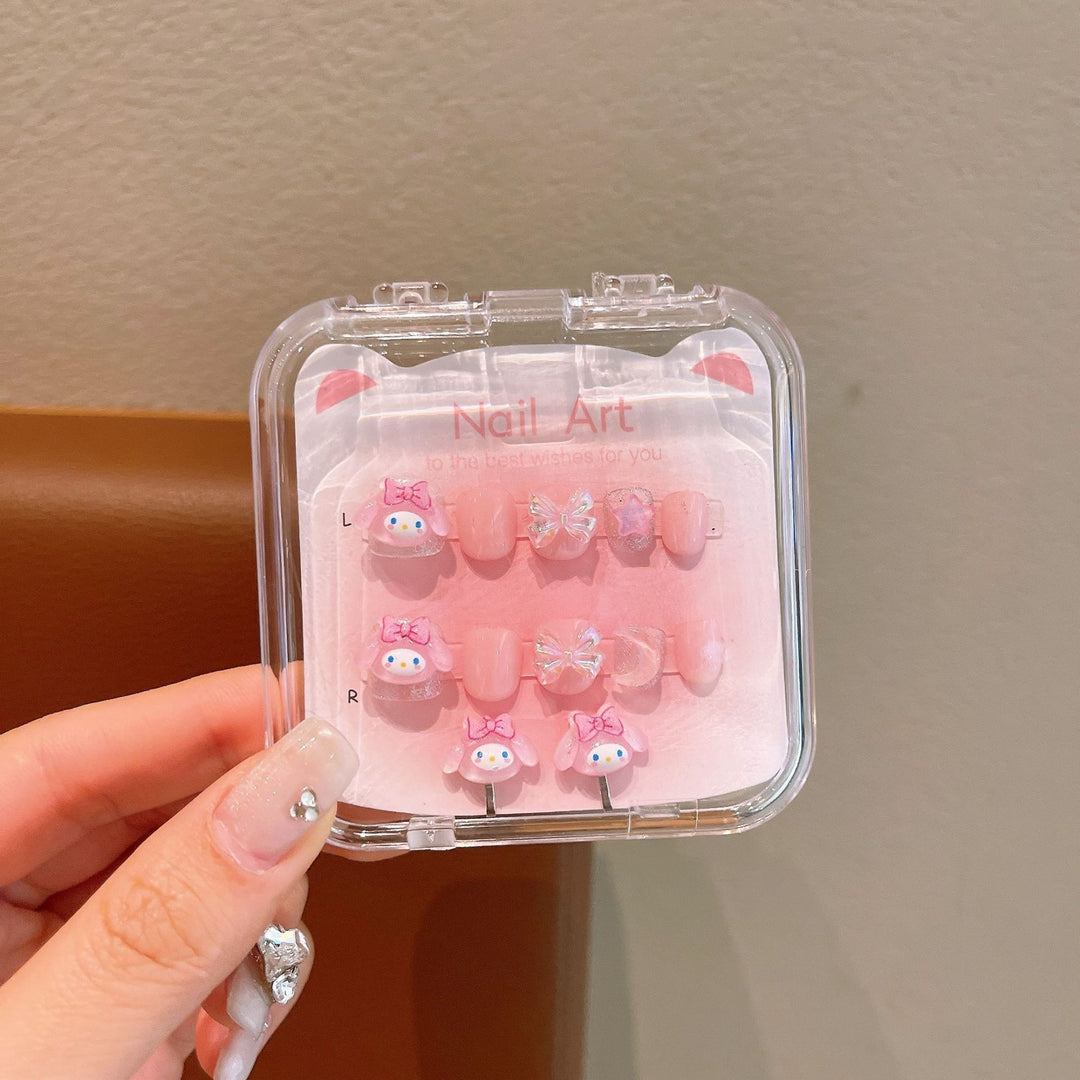 Creative art nails with playful animal design Bowlift