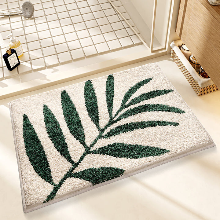 Floral Bath Mat Bowlift