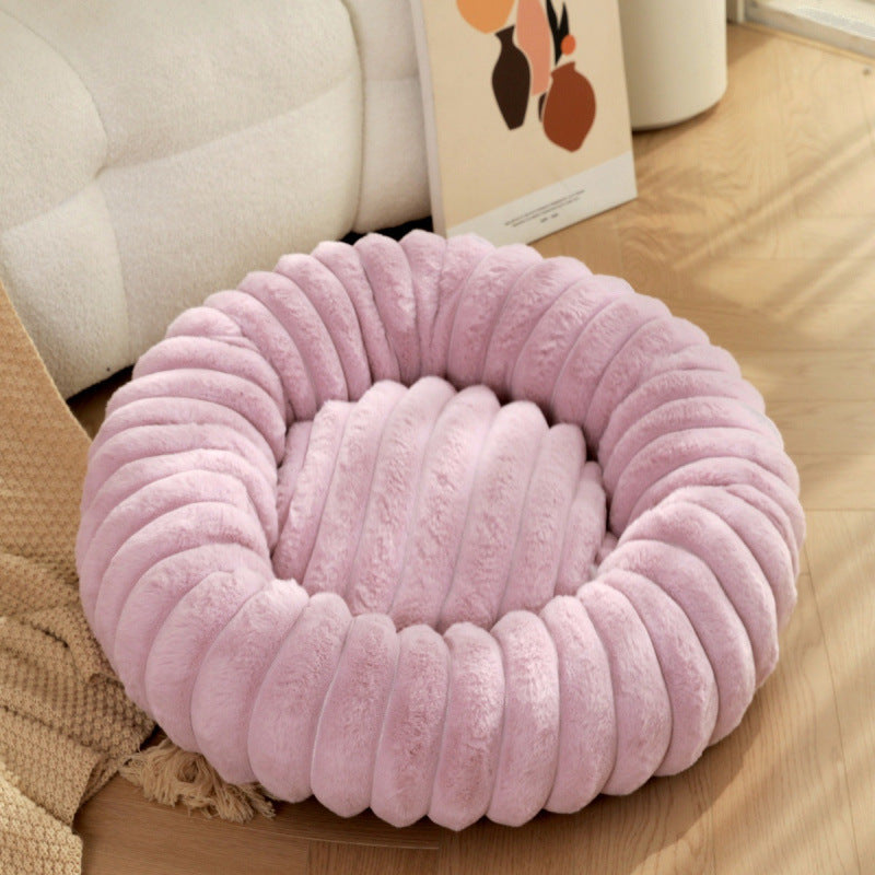 Women Comfortable Pet Bed with High Side Walls Bowlift