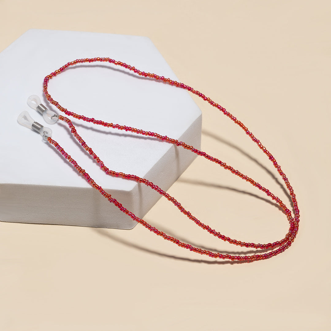 Artistic Beaded Eyewear Chain Bowlift