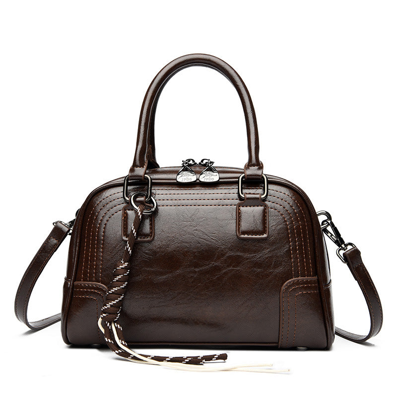 Elegant Structured Satchel Bowlift