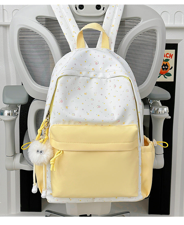 Floral Print Everyday Backpack Bowlift