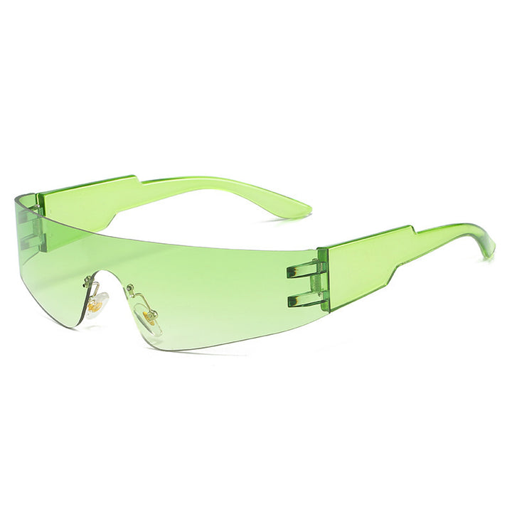 Oversized Protective Shield Sunglasses Bowlift