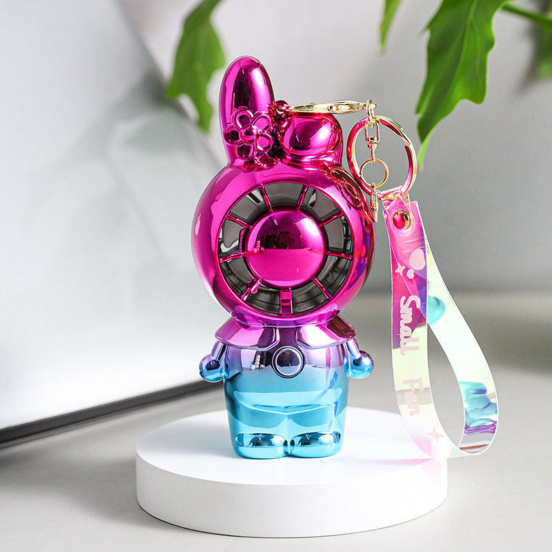 Unisex Portable Mini Fan in Cute Rabbit Design Bowlift