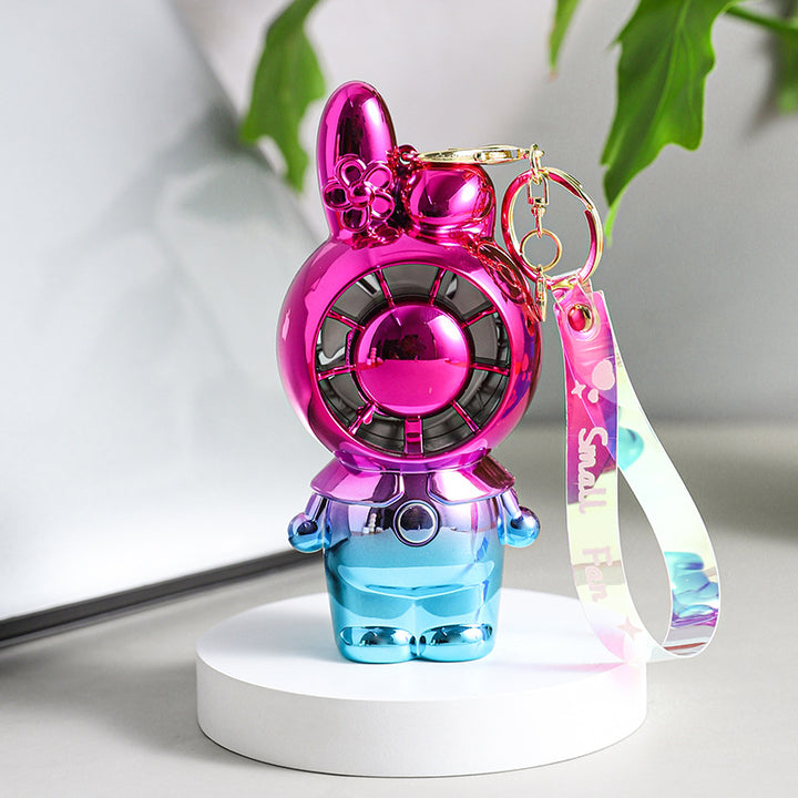 Unisex Portable Mini Fan in Cute Rabbit Design Bowlift